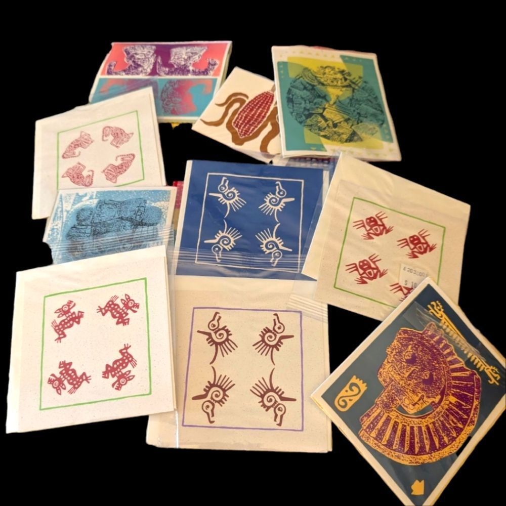 Vintage Large Lot Of Made In Mexico Cards NIP Set Of 10